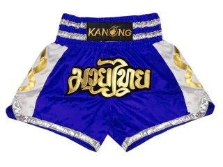Kanong Muay Thai shorts - Thaiboxhosen : KNS-141-Blau